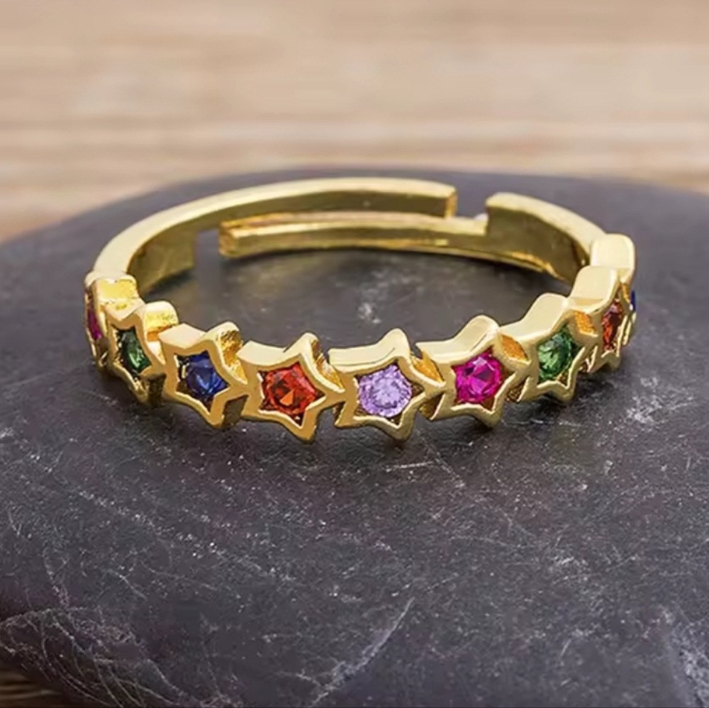 Be Your Own Hero Gold Ring